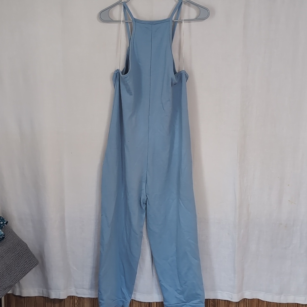 Like an Angel Light Blue Jumpsuit Size Small - Picture 5 of 5